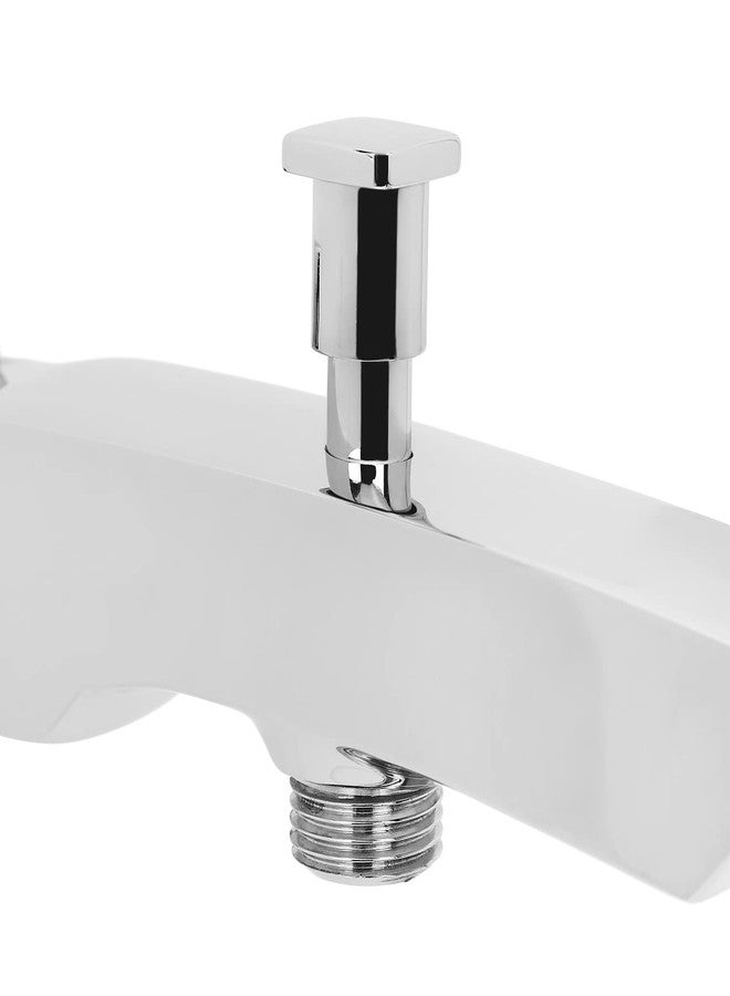 Hindware Italian Collection F520010CP Avior Bath Spout with Tip Ton (Water Diverter to Hand Shower), Brass with Chrome Finish - Image 5